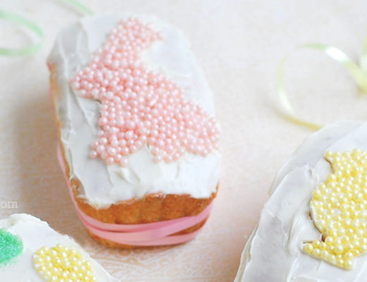 Easter mini cakes decoration -MamiTalks.com