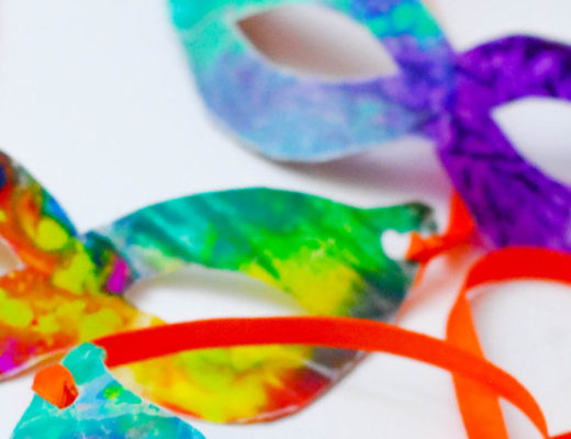 Carnaval Crafts Ideas, make these colorful masks plus more! -MamiTalks.com