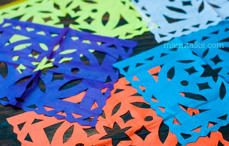 Papel picado templates -Mamitalks.com