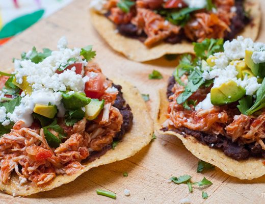 Chicken Mexican tostadas for 5 de Mayo! -MamiTalks.com