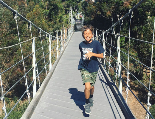 Spruce Street suspension bridge in San Diego -MamiTalks.com