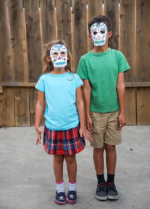 Printable Sugar Skull Masks for Day of the Dead - Mami Talks™