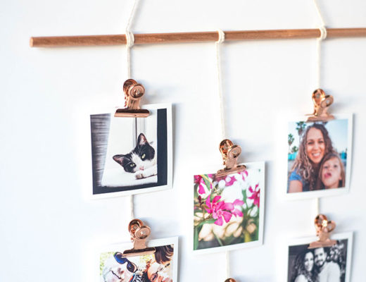 DIY Photo Wall Display. Make your own!